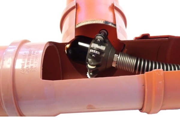 Применение устройства для исследования горизонтальных отводов/ для видеокамеры SK-50 Применение устройства для исследования горизонтальных отводов/ для видеокамеры SK-50