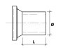 Бурт под фланец длинный PN10 SDR17 PE100 D90 Бурт под фланец длинный PN10 SDR17 PE100 D90
